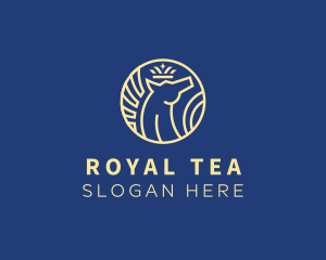 Royal Horse Crown logo design