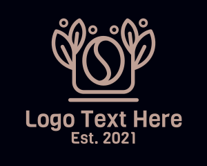 Leaf - Organic Brewed Coffee logo design