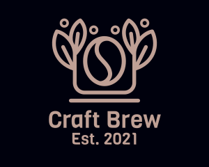 Organic Brewed Coffee logo design