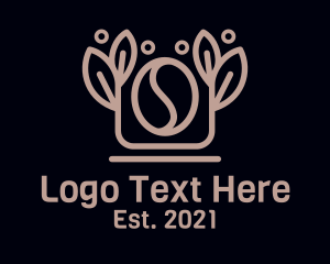 Coffee Bean - Organic Brewed Coffee logo design