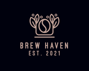 Organic Brewed Coffee logo design