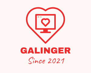 Romantic - Online Dating App logo design