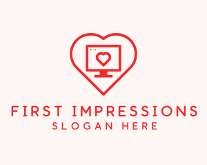 Online Dating App logo design