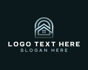 Subdividion - House Property Roofing logo design