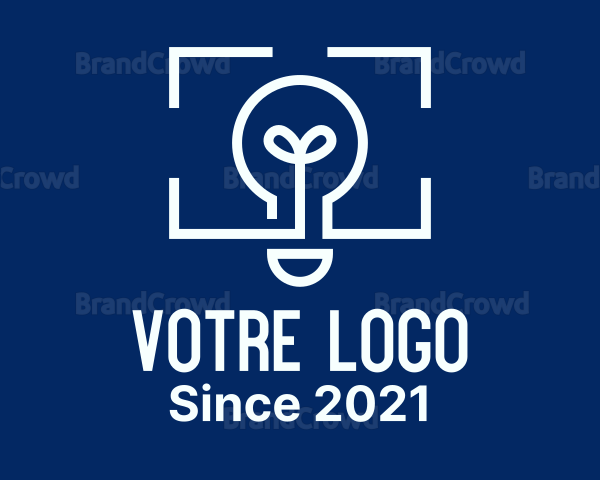 Light Bulb Frame Logo