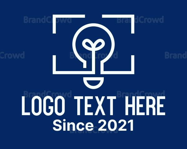 Light Bulb Frame Logo
