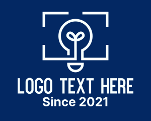 Idea - Light Bulb Frame logo design