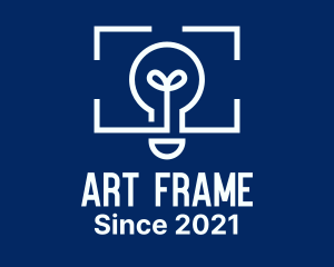 Frame - Light Bulb Frame logo design