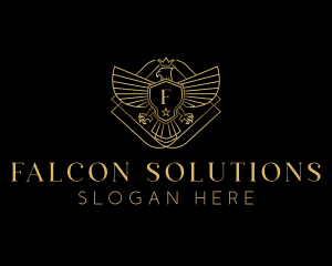 Luxury Eagle Crest logo design