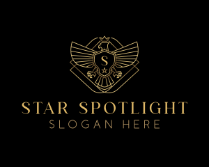 Luxury Eagle Crest logo design