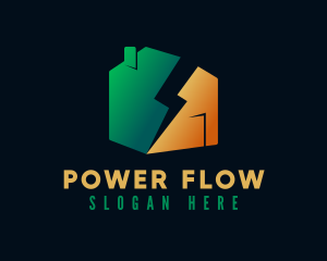 Home Electric Power logo design