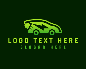 Electric Car Charging logo design