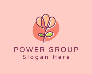 Rose Flower Spa Logo