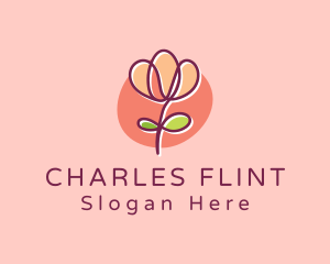 Treatment - Rose Flower Spa logo design