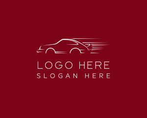 Race Car Automobile Logo