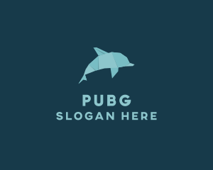 Craft - Aquatic Dolphin Origami logo design
