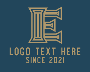 Account - Column Letter E logo design