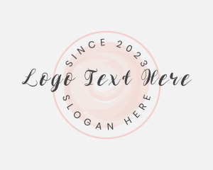 Script - Feminine Script Watercolor logo design