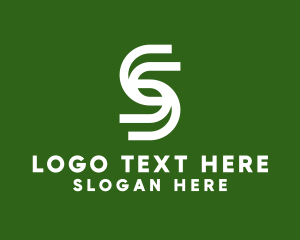 Modern Company Outline Letter S Logo