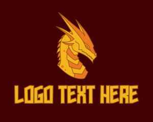 Creature - Dragon Esports Game logo design