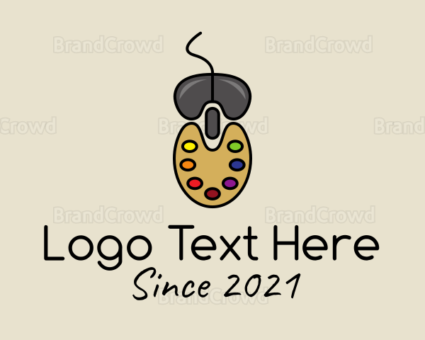 Artistic Mouse Pad Logo