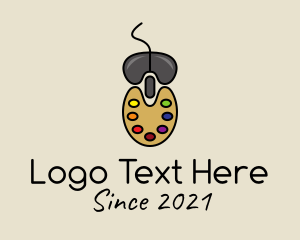 Online Class - Artistic Mouse Pad logo design