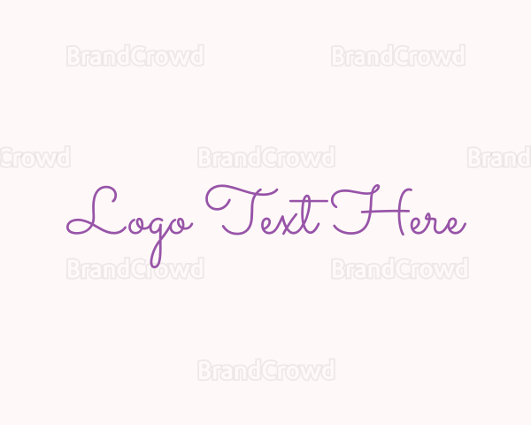 Feminine Beauty Cosmetics Logo