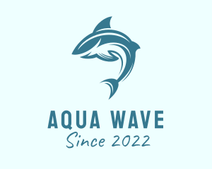 Oceanic - Ocean Shark Surfing logo design