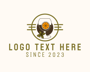 Plant - Citrus Cocktail Bar logo design