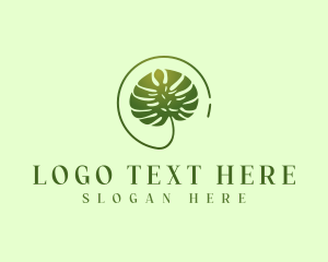 Leaf - Monstera Leaf Decoration logo design