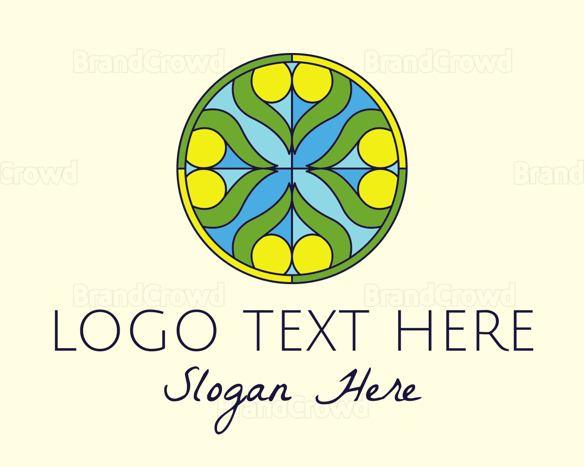 Modern Colorful Stained Glass Logo | BrandCrowd Logo Maker