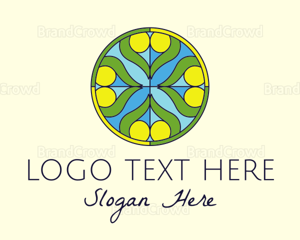 Modern Colorful Stained Glass Logo