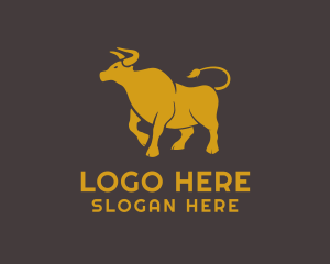 Cow - Bull Animal Bullfighting logo design