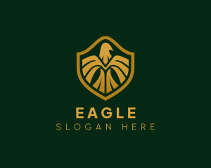 Military Eagle Shield logo design