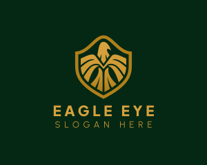 Military Eagle Shield logo design