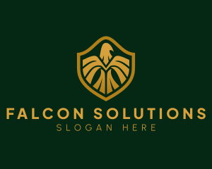 Military Eagle Shield logo design