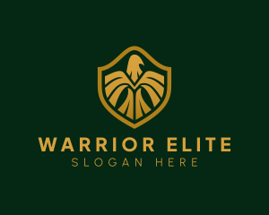 Military Eagle Shield logo design