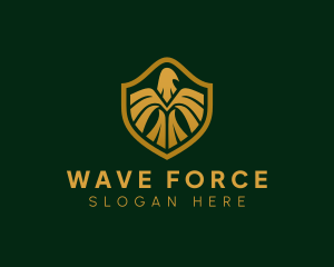 Military Eagle Shield logo design