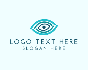 Optician - Linear Eye Vision logo design