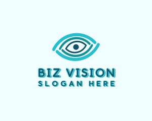 Optic Linear Eye logo design