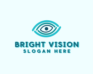 Pupil - Optic Linear Eye logo design