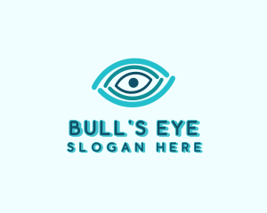 Optic Linear Eye logo design