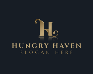 Luxury Restaurant Cafe logo design