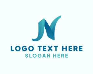 Investor - Business Company Letter N logo design
