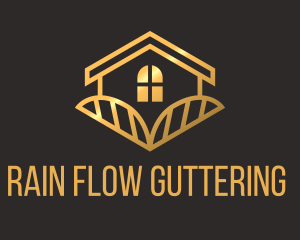 Guttering - Royal Deluxe Residential logo design