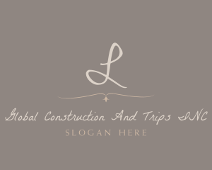 Shop - Elegant Cursive Calligraphy logo design