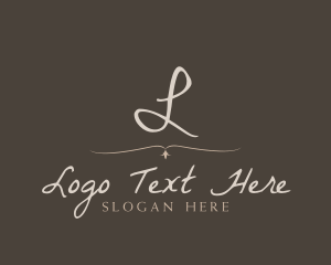 Clothing - Elegant Cursive Calligraphy logo design