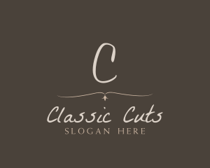 Elegant Cursive Calligraphy logo design