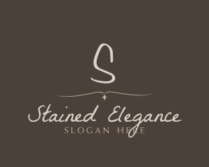 Elegant Cursive Calligraphy logo design