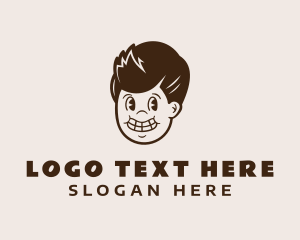 Animation - Retro Man Character logo design